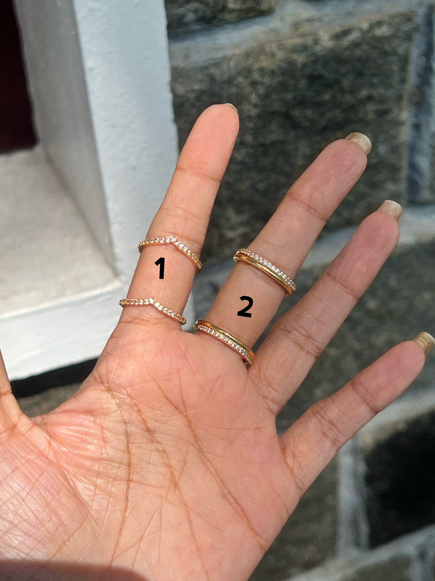 Premium gold plated rings product code R36