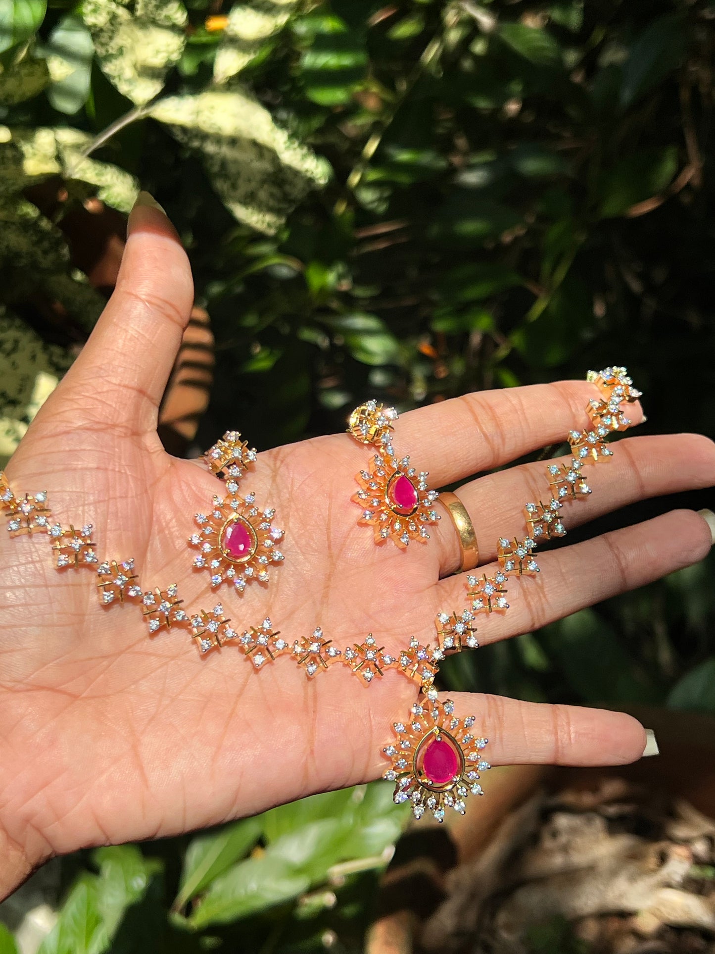 Premium daimond finish ad necklace product code 176