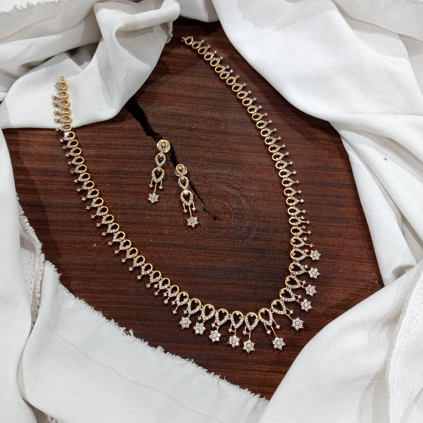 AD Stone Long Star Haram Set product code N139