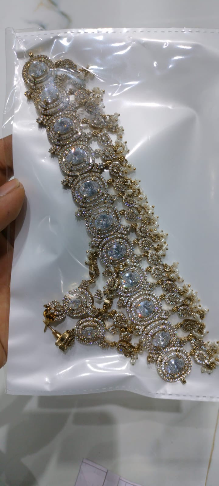 Premium quality Victorian bridal necklace product code 940