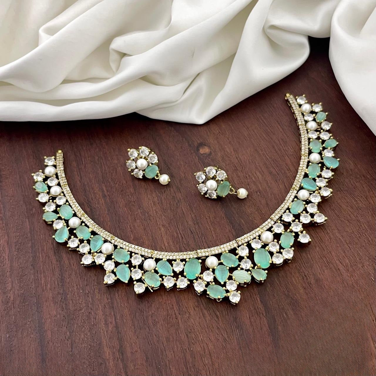 Trending Victorian premium designer necklace product code 910