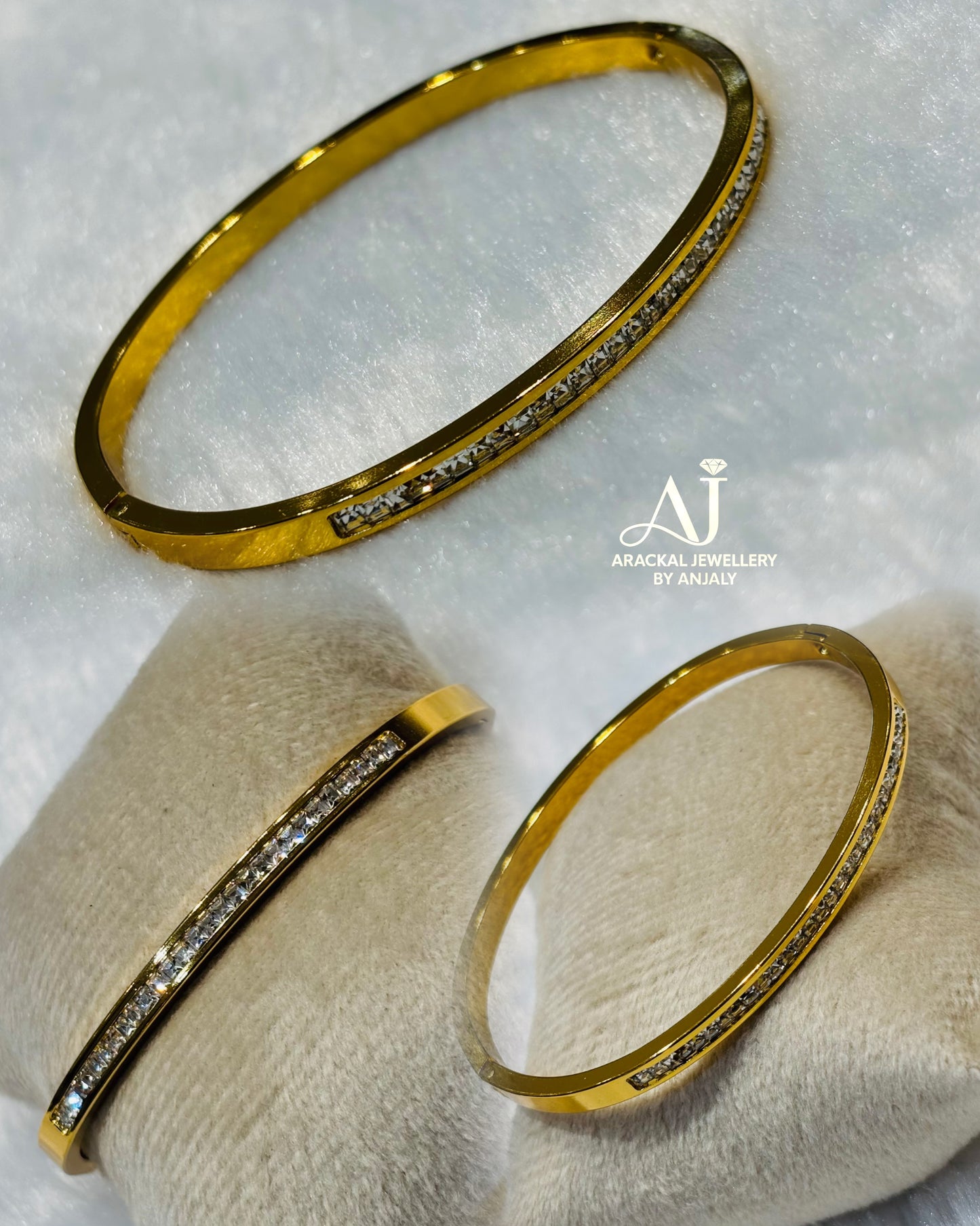 Premium daily wear anti tarnish openable bracelet product code B73