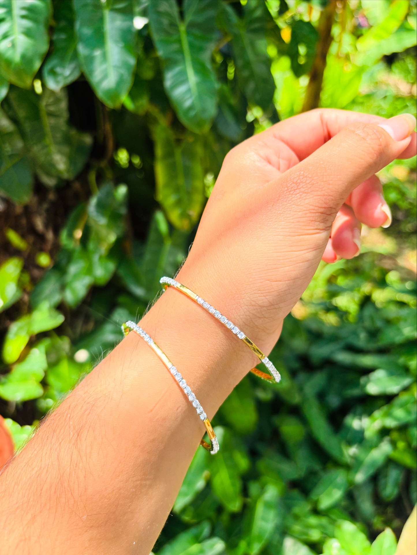 Premium daimond finish ad bangles set of 2 product code B95