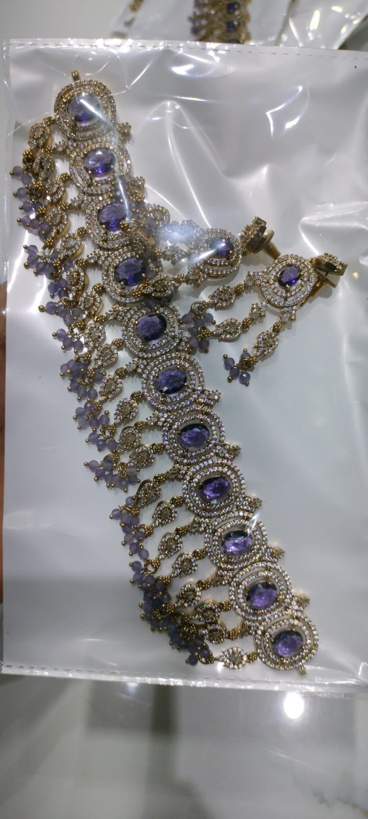 Premium quality Victorian bridal necklace product code 940