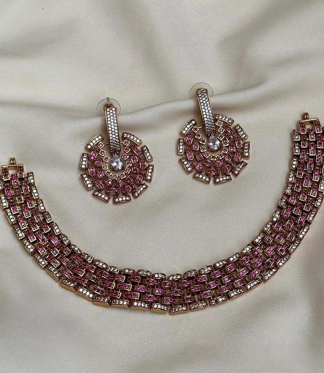 Elegant designer ad necklace product code 464