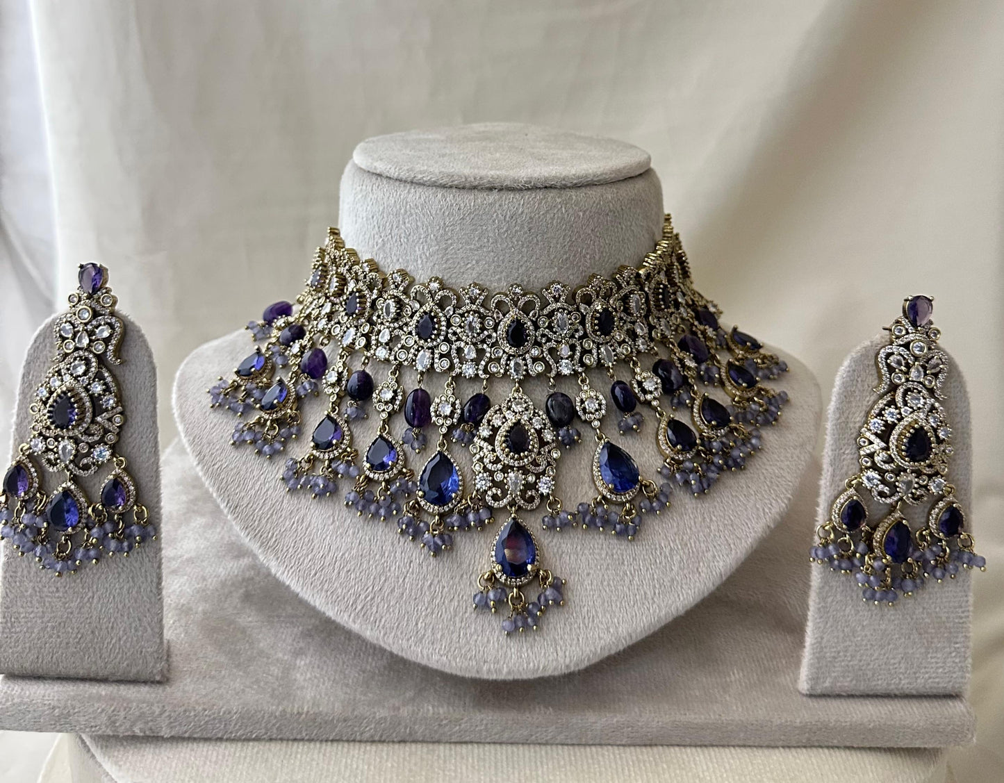 Premium heavy bridal choker set product code 964