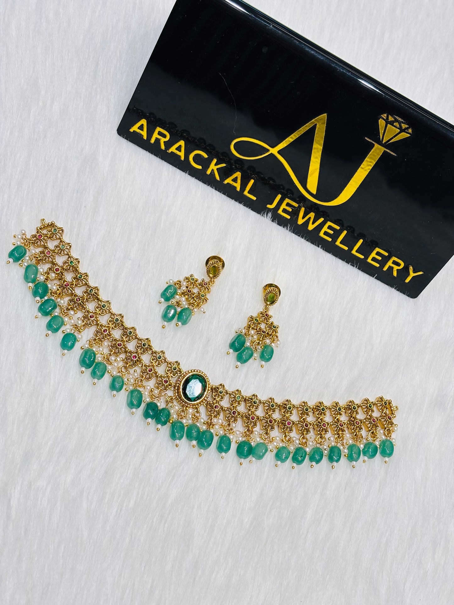 Premium quality Hansika inspired bridal choker set product code N341