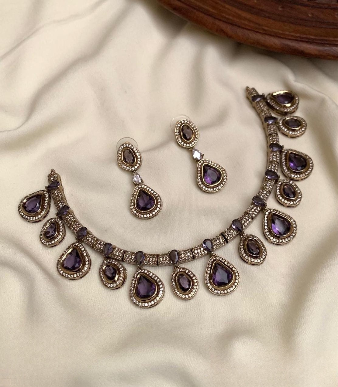 Premium Victorian designer necklace product code 1228