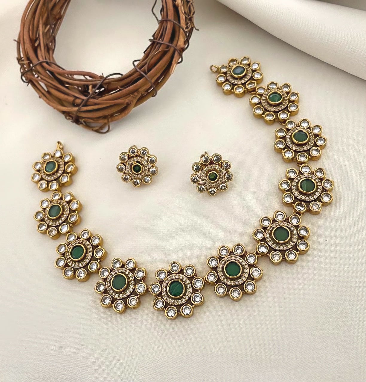 Premium most popular ad flower necklace product code 797