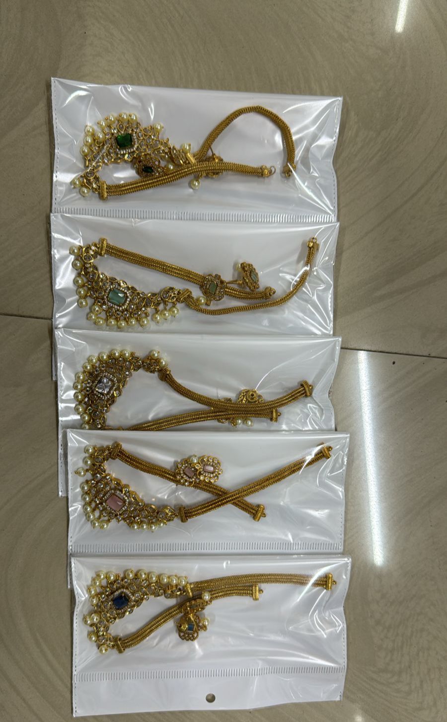 Stunning ad Kundan necklace product code 852