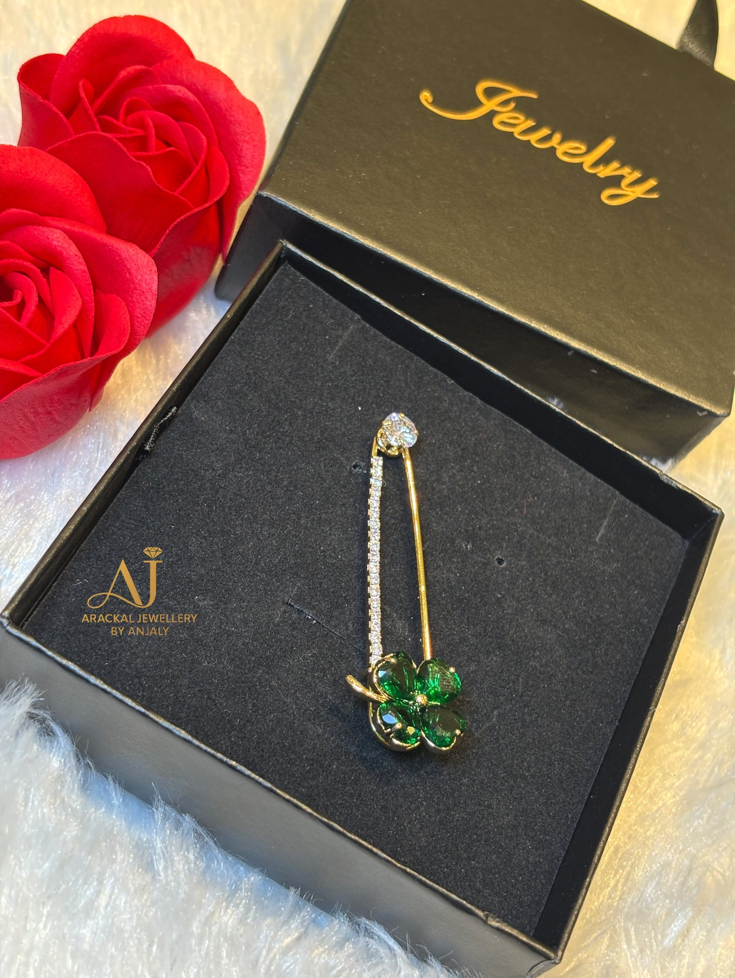 Premium quality imported designer saree pin/ brooch product code SP1