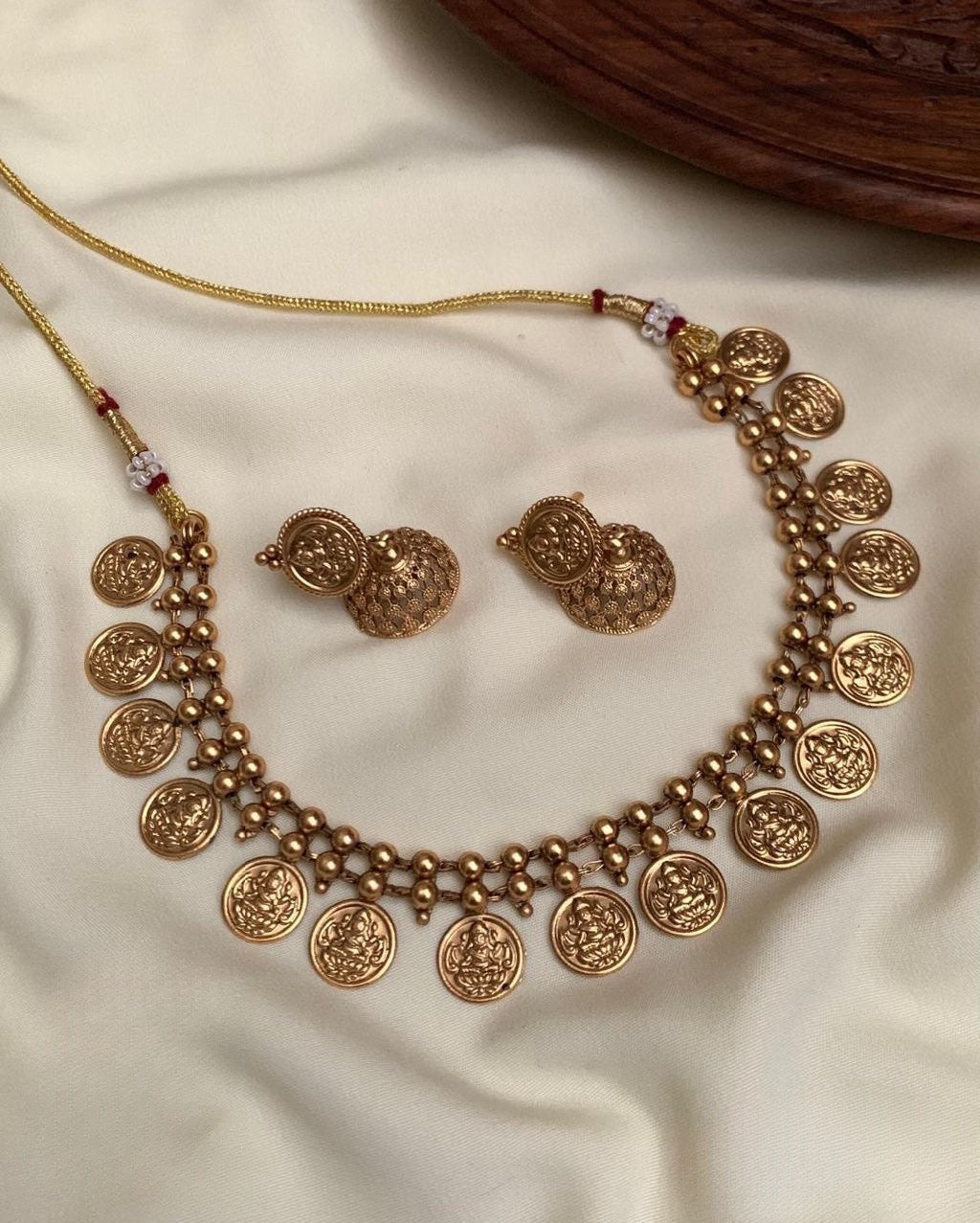 Best seller Kerala lakshmi coin necklace product code 892