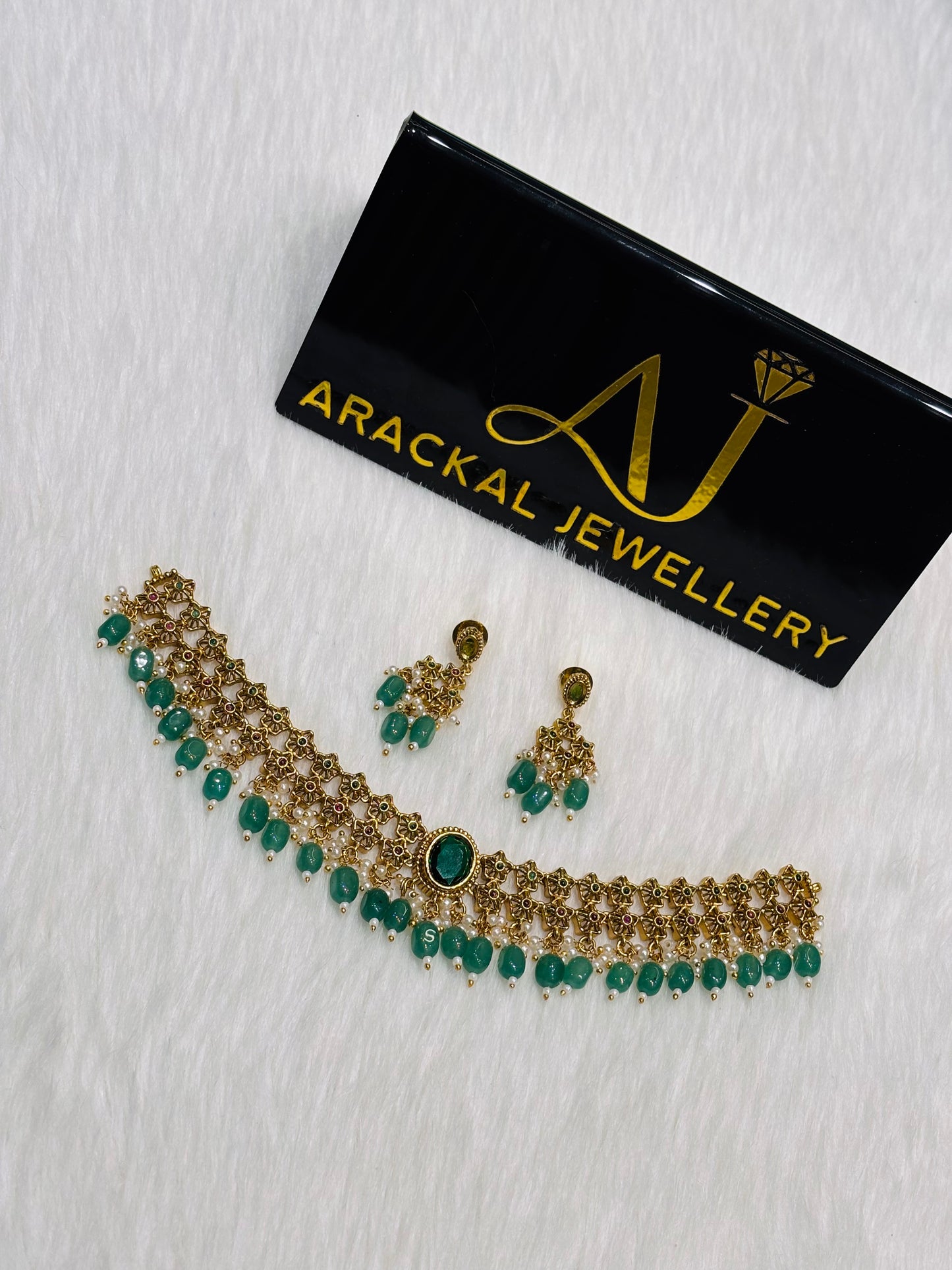 Premium quality royal touch designer bridal necklace product code N341