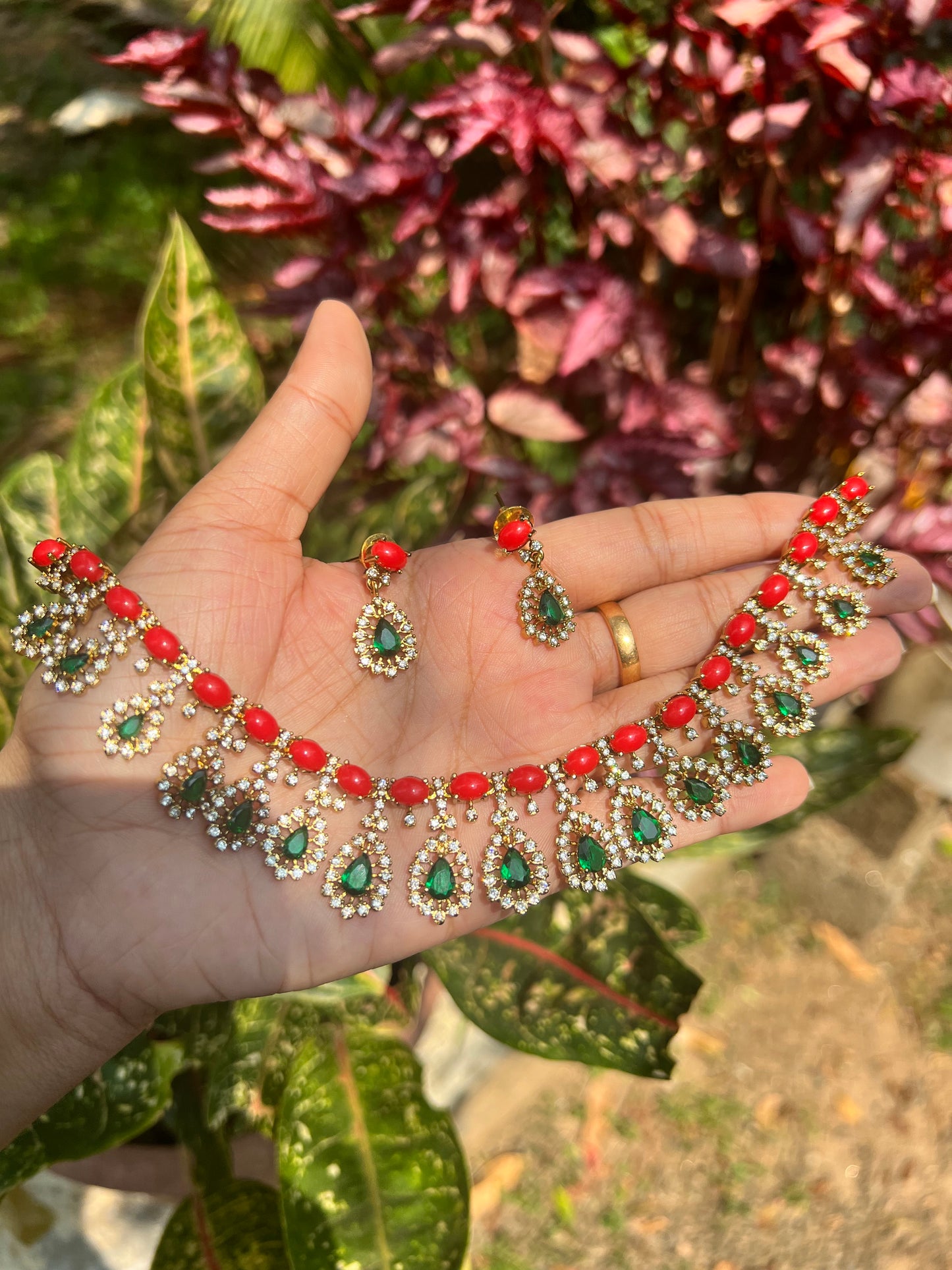 Premium ad designer necklace product code 969