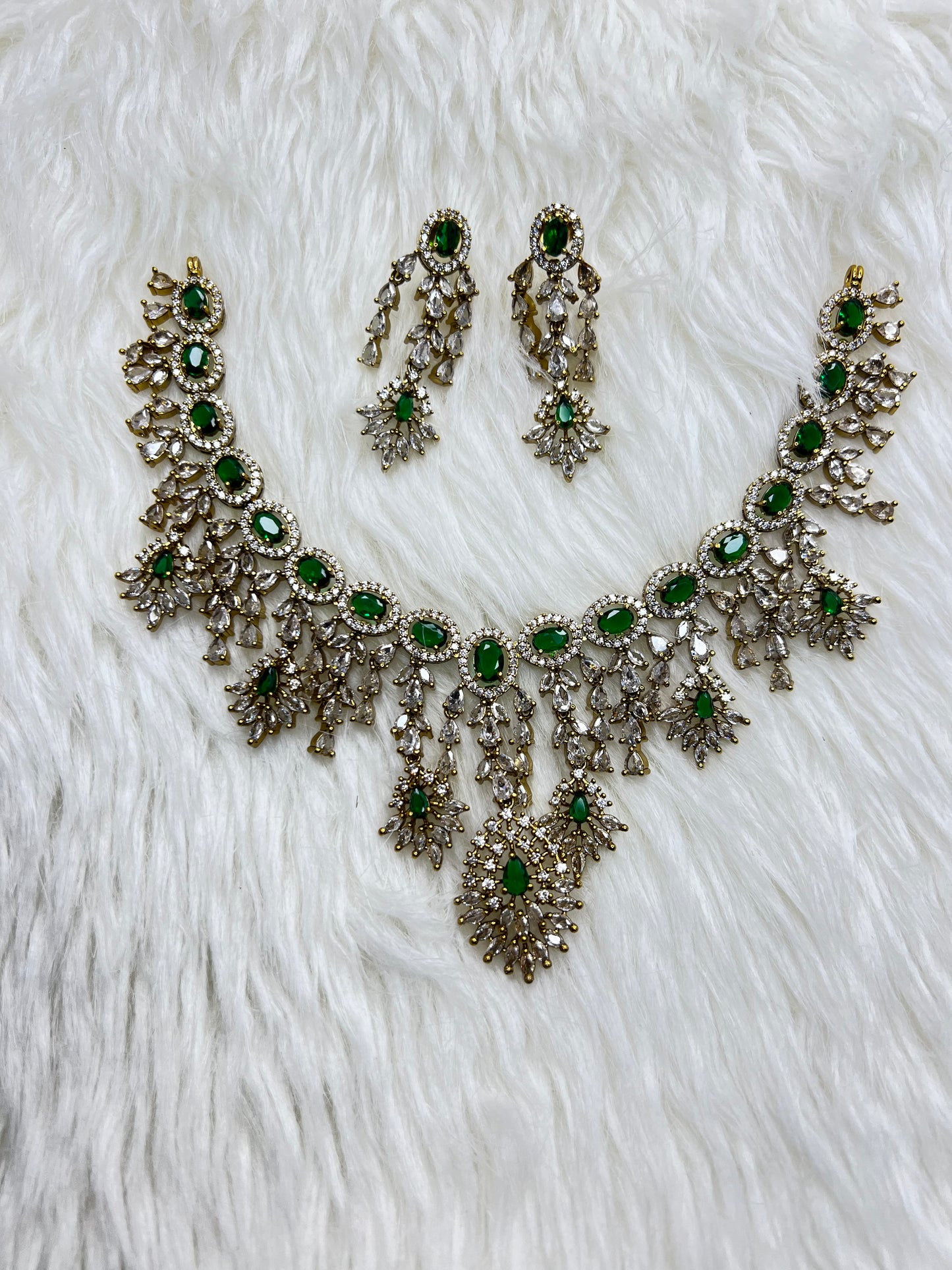 Premium bridal ad necklace product code 887