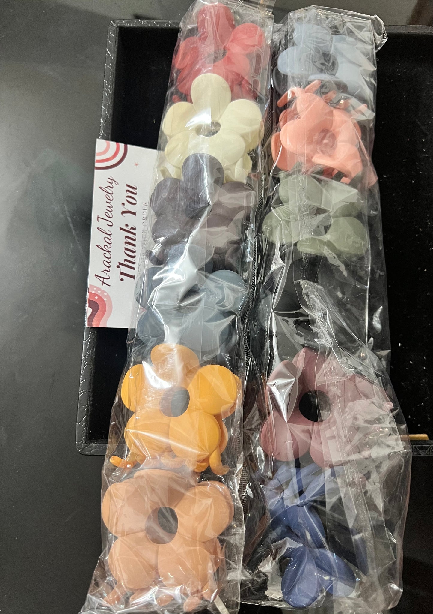Flower hair claw clips product code 1019