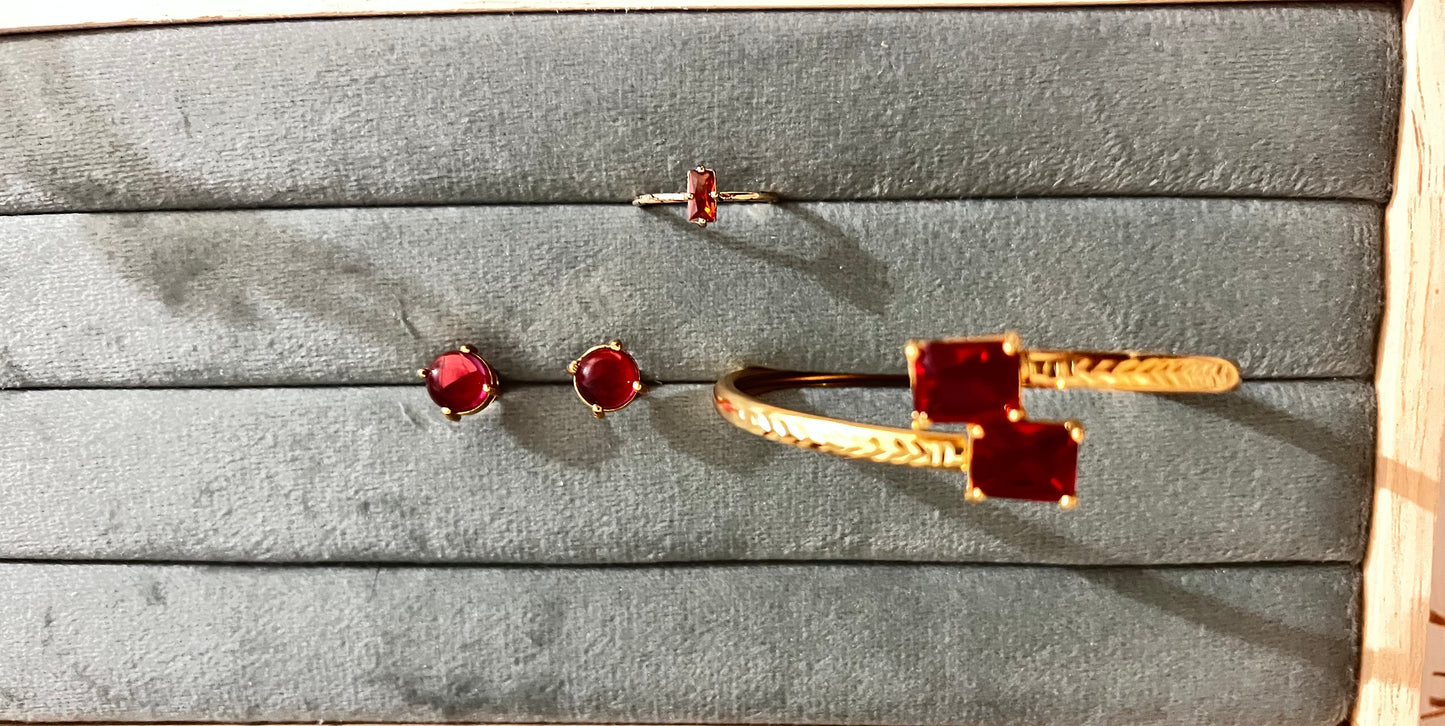 3in 1 gold plated combo