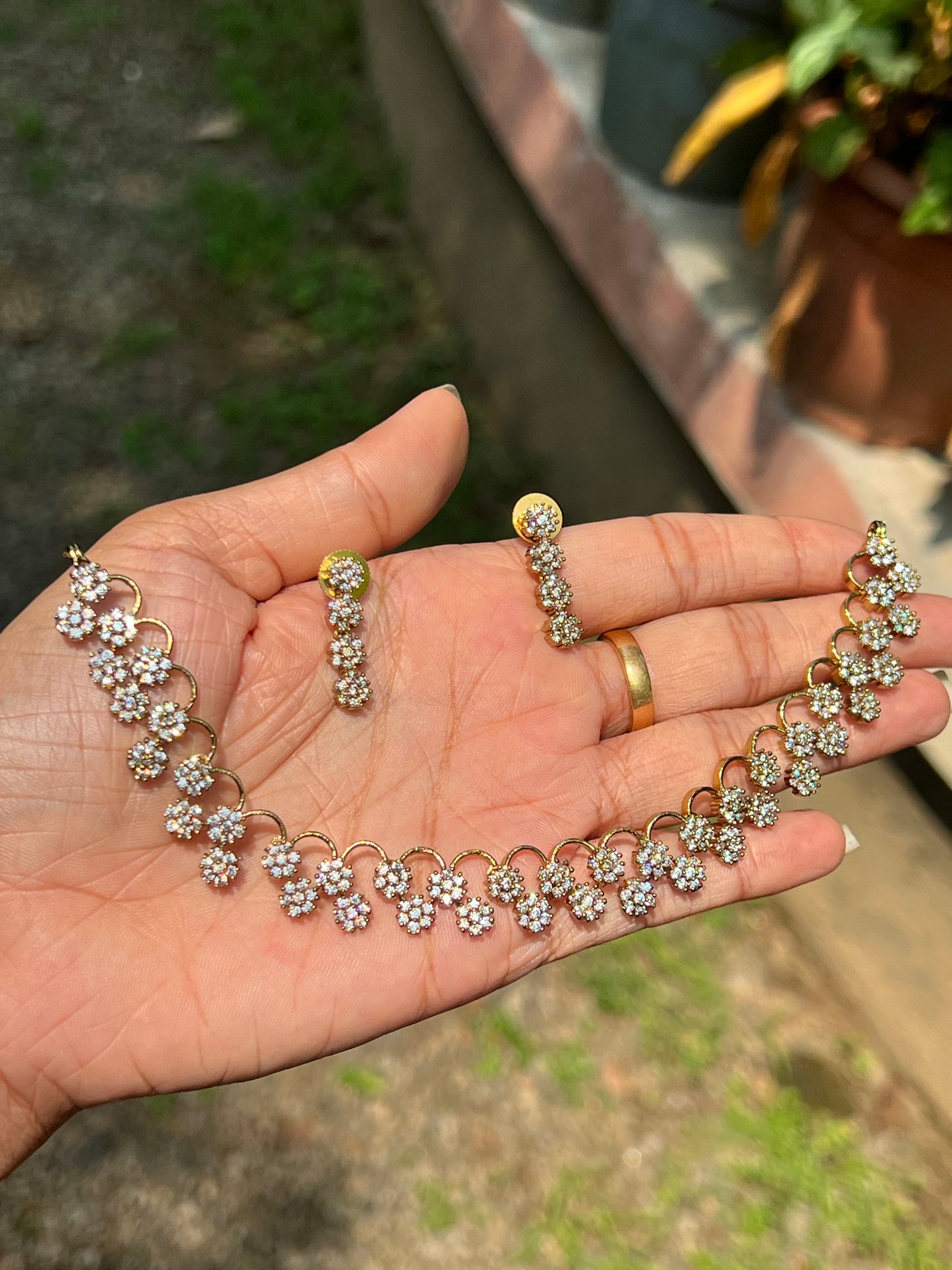 Beautiful ad star necklace product code 1078