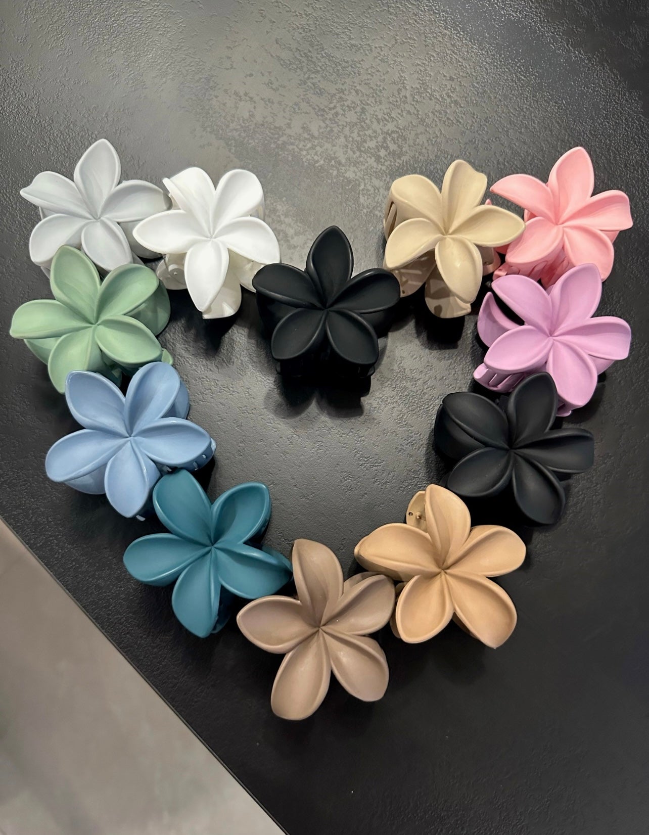 Flower hair claw clips product code 1020