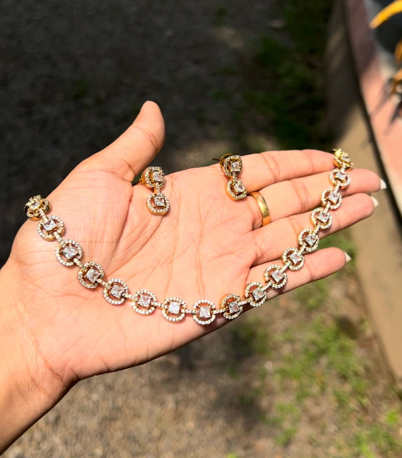 Premium quality element ad necklace 1082