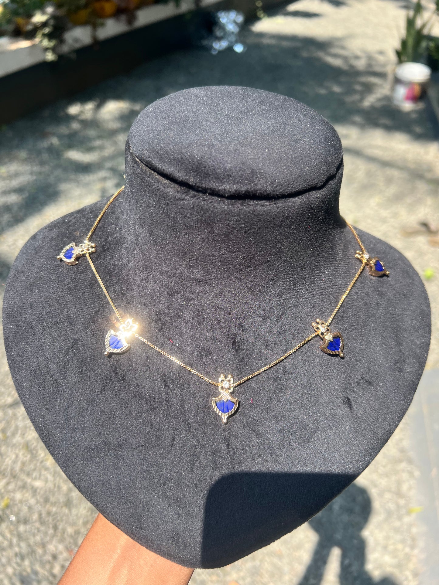 Premium 24carat gold plated Palakka necklace product code G24