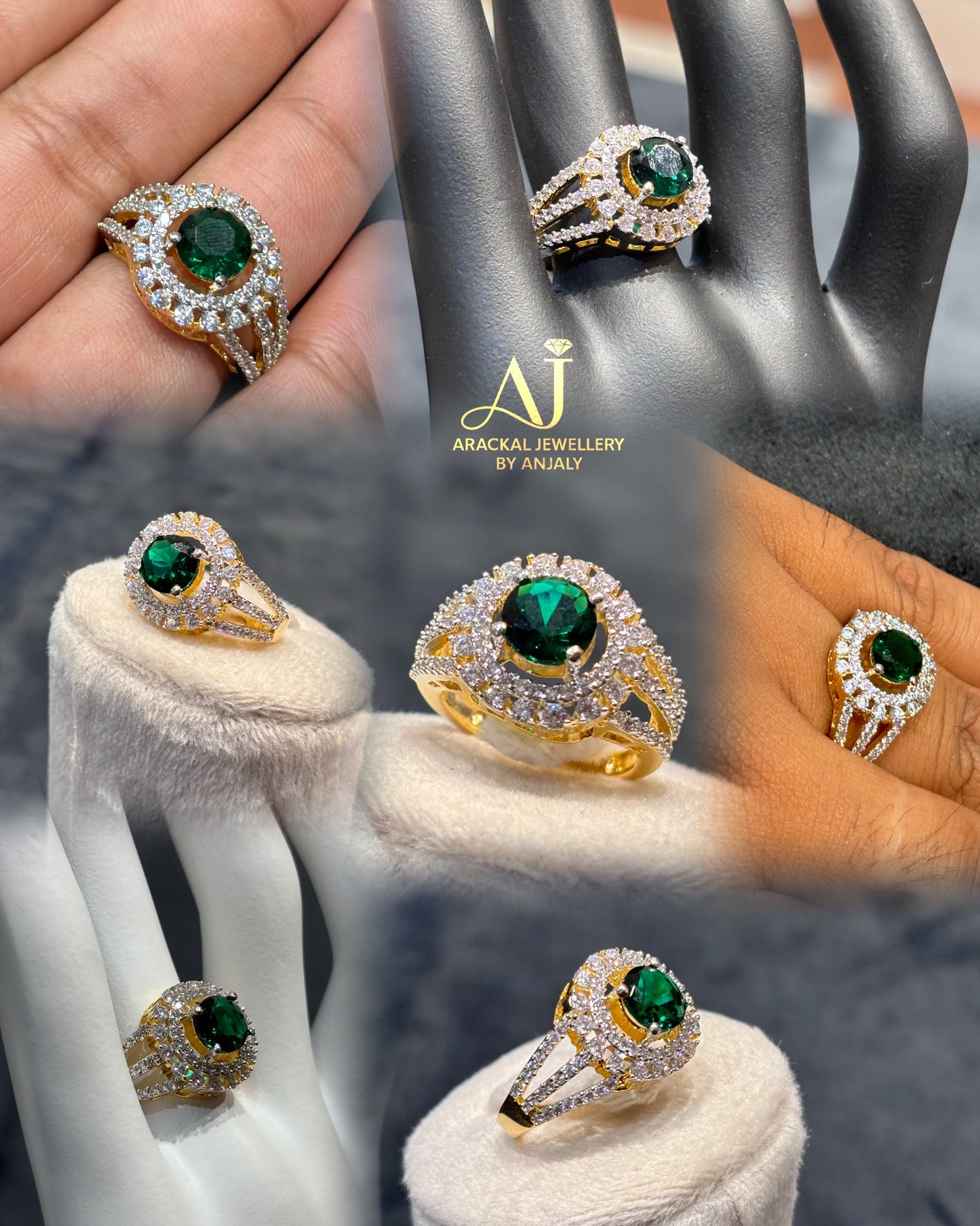 Premium daimond finish ad adjustable ring product code R09