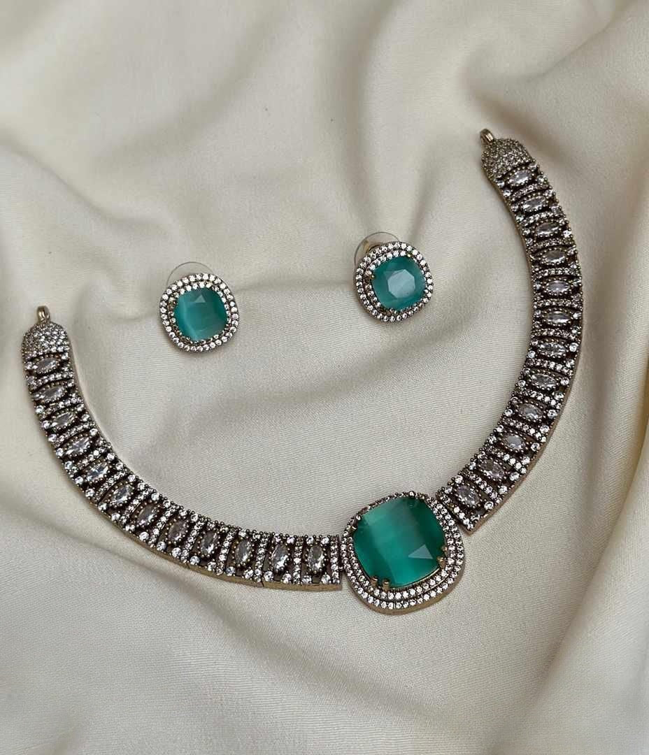 AD Stone Premium Necklace Set product code N64