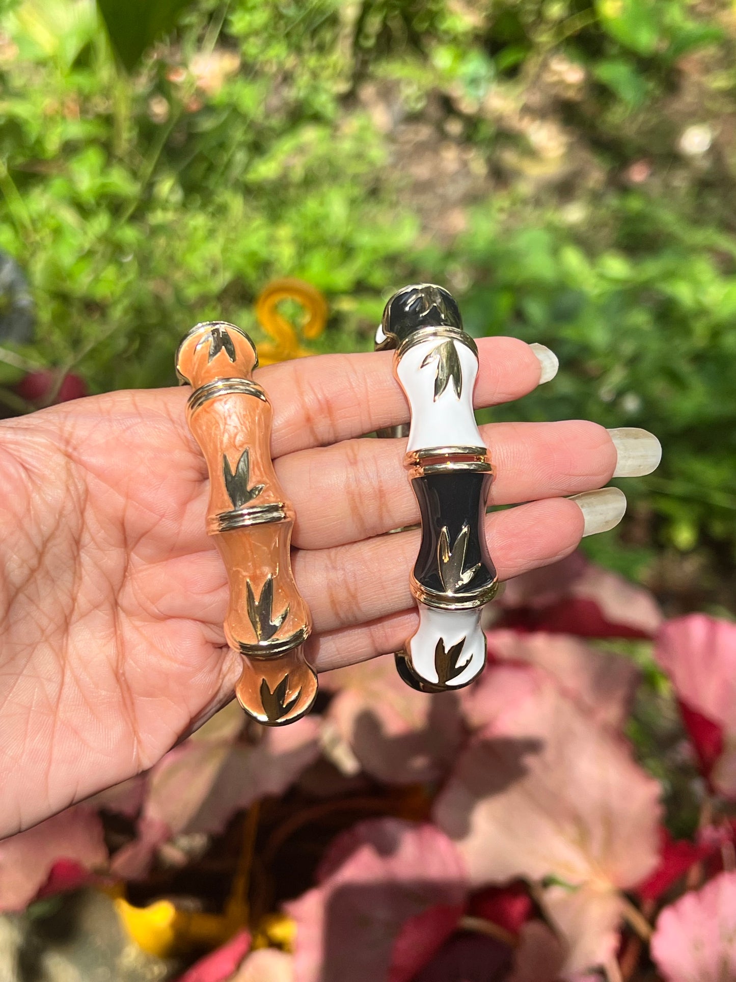 Premium stylish openable bamboo bangle product code B53