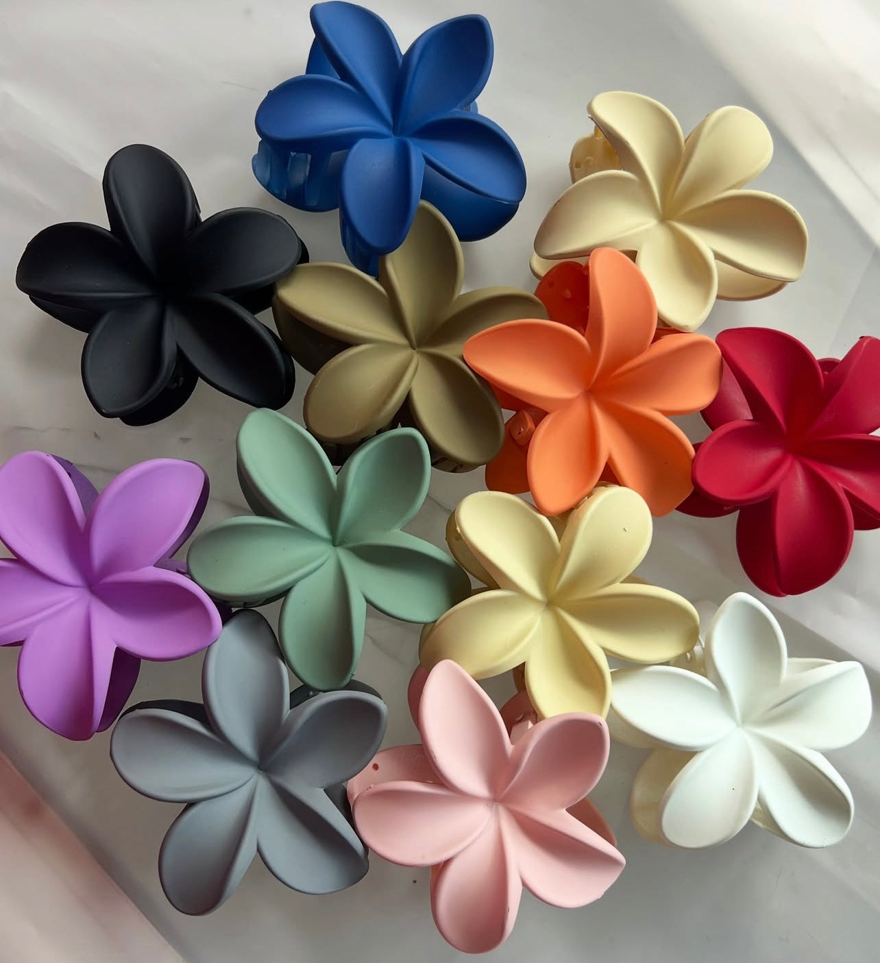 Flower hair claw clips product code 1020