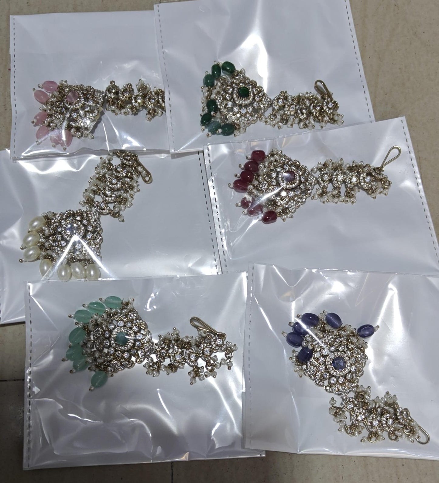 Premium Victorian bridal tikka product code 951