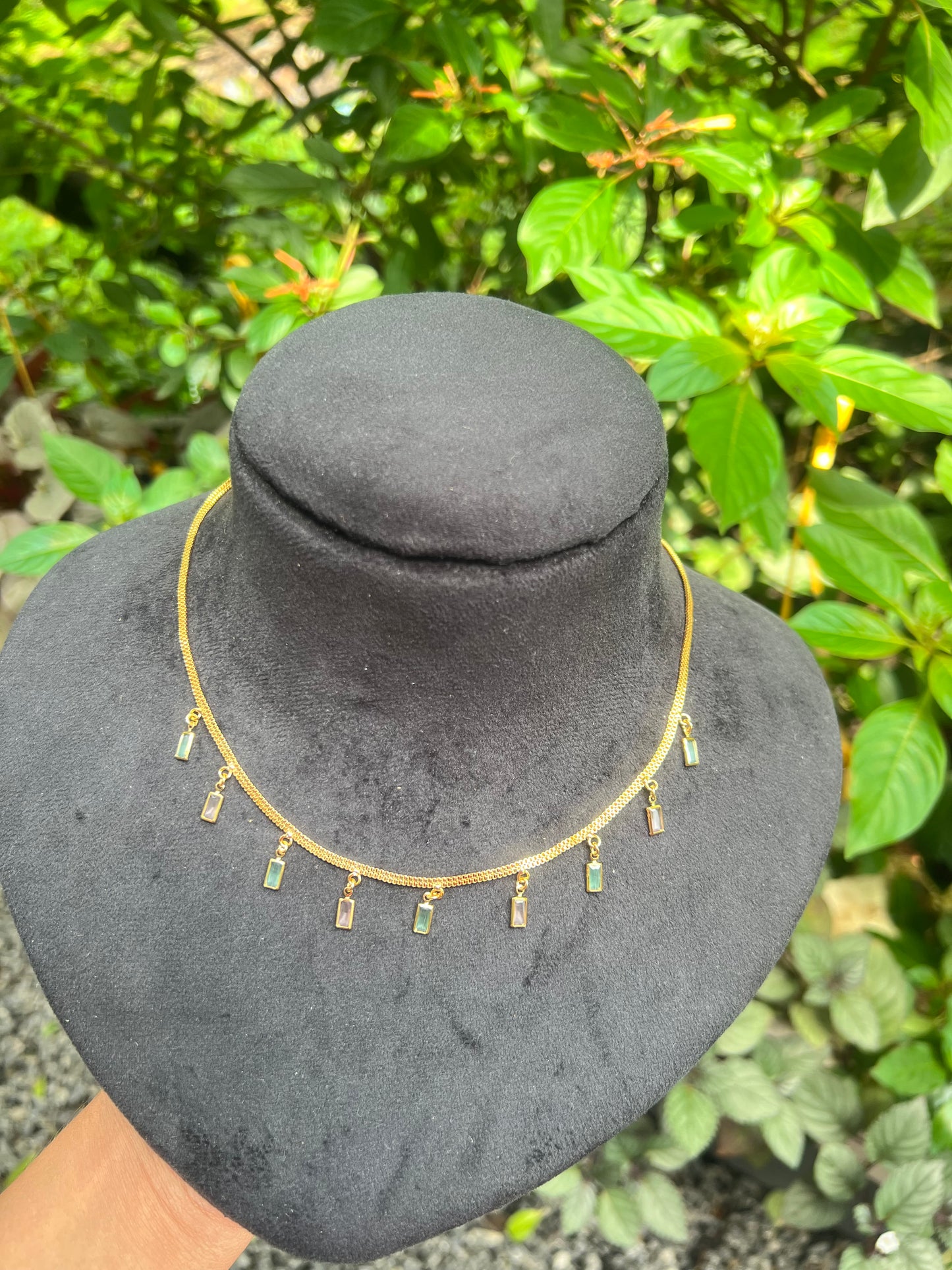 Premium daily use gold plated charm necklace product code G37