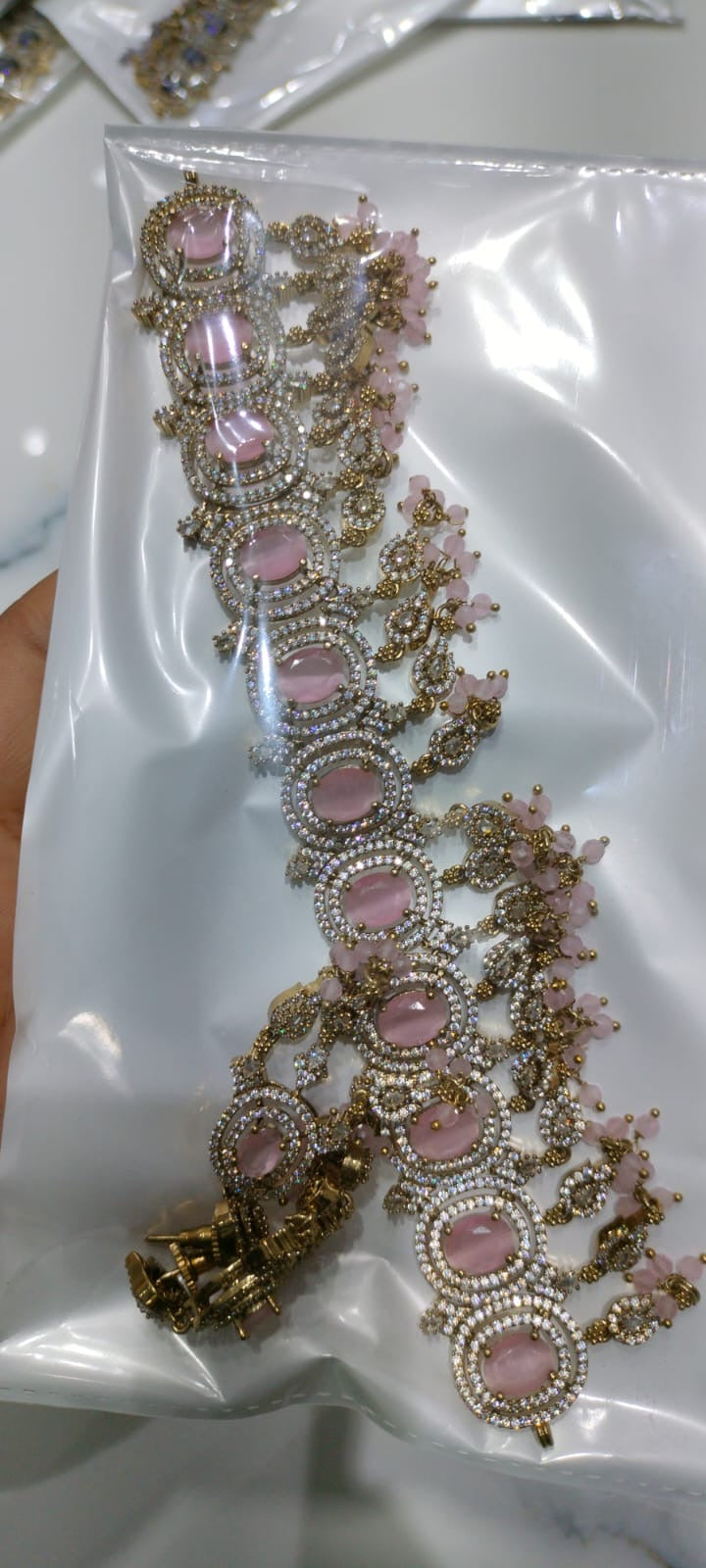 Premium quality Victorian bridal necklace product code 940
