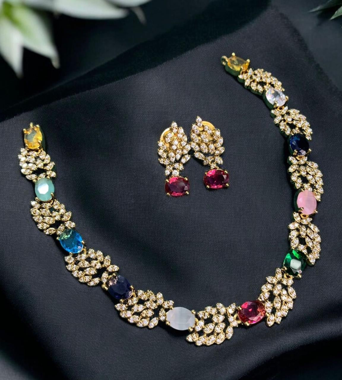 Premium ad leaf necklace product code 731