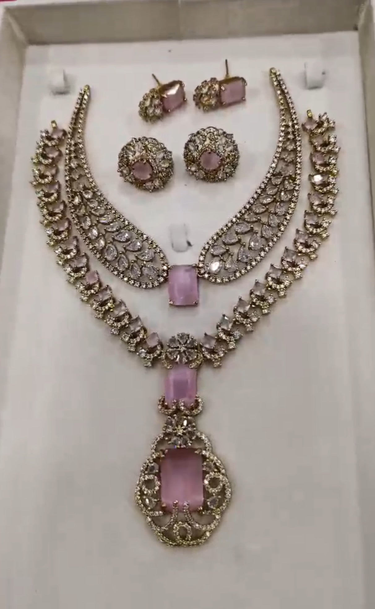Combo of 2 set ad Nita Ambani necklace and angel wings necklace
