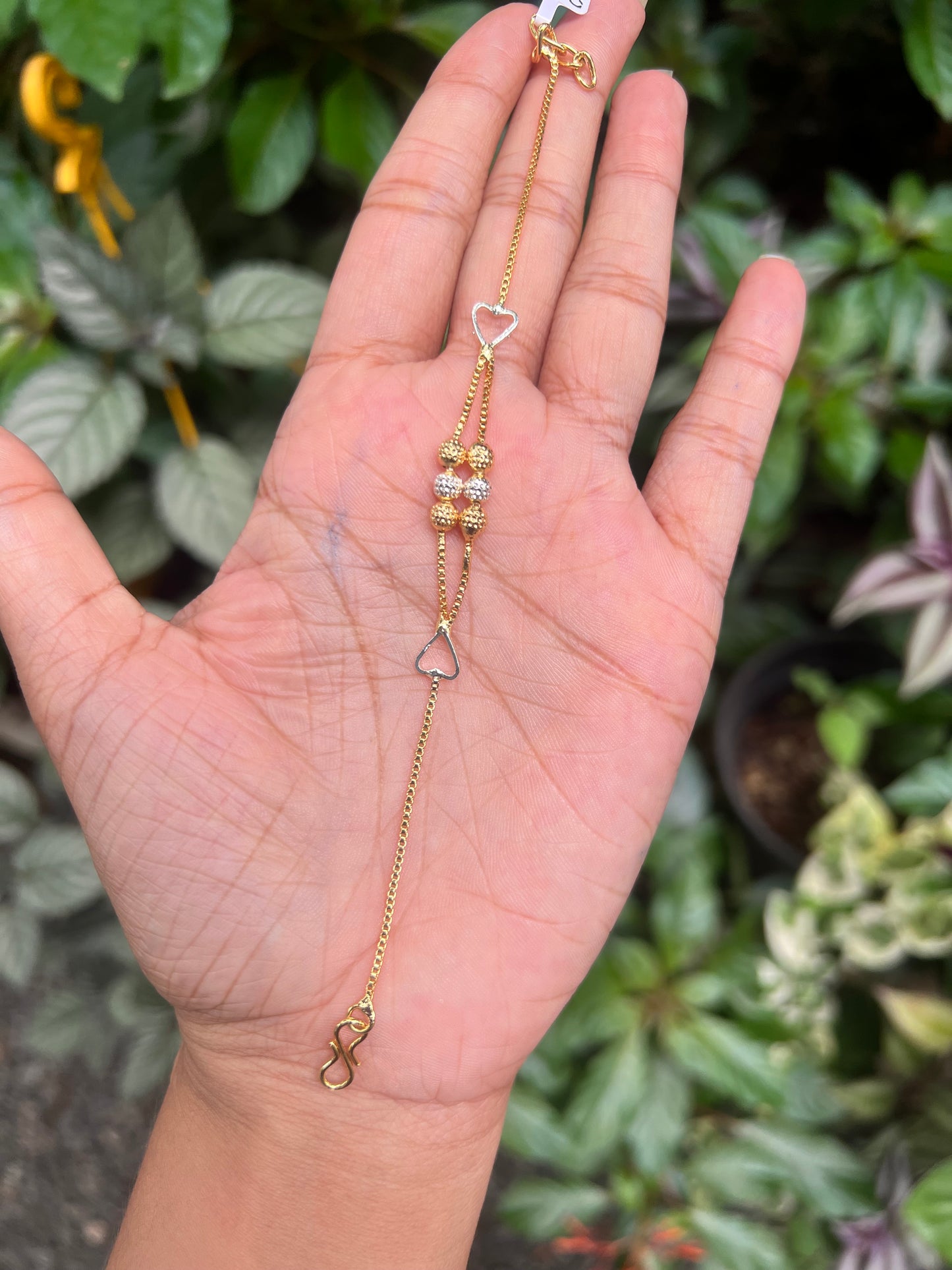 Premium gold plated twotone bracelet