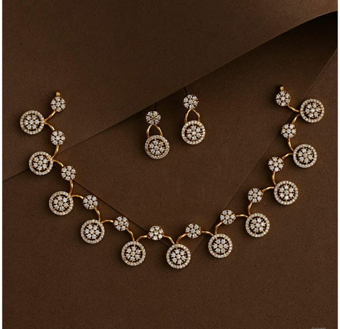 Best sellerPremium daimond finish ad necklace product code 776