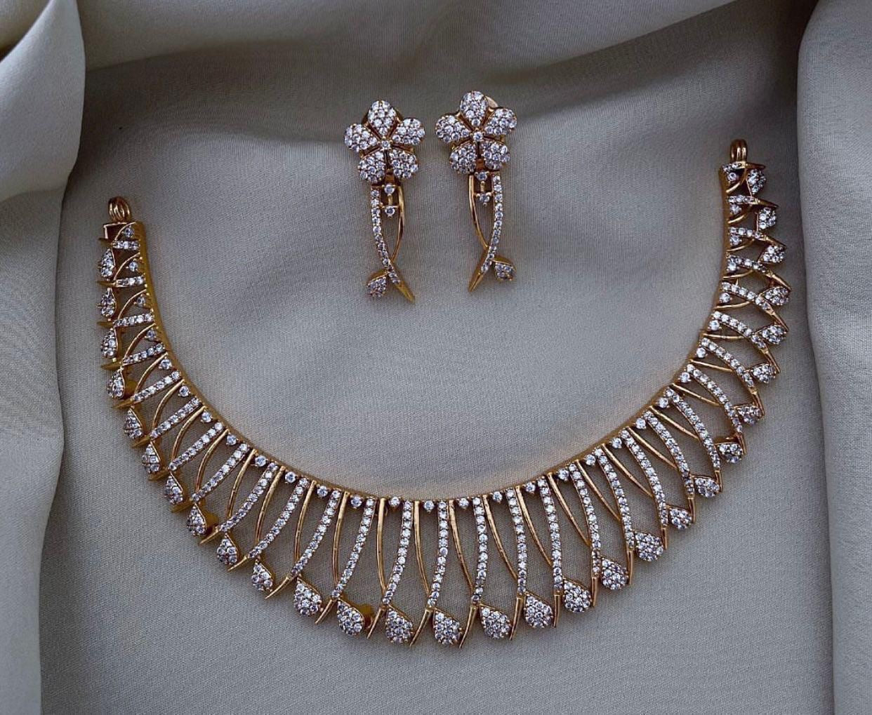 Premium ad floral necklace product code 444