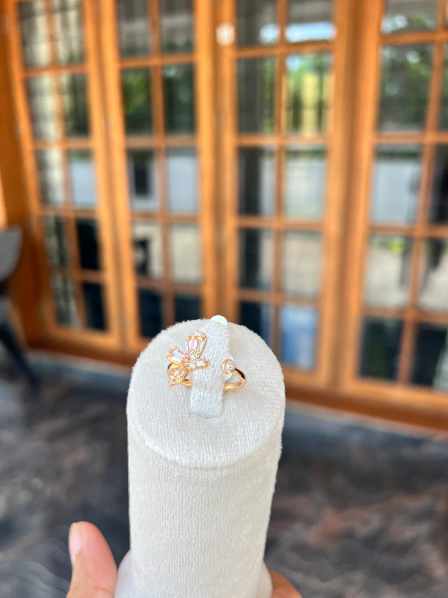 Premium Antitarnish 18k gold plated ring product code R04