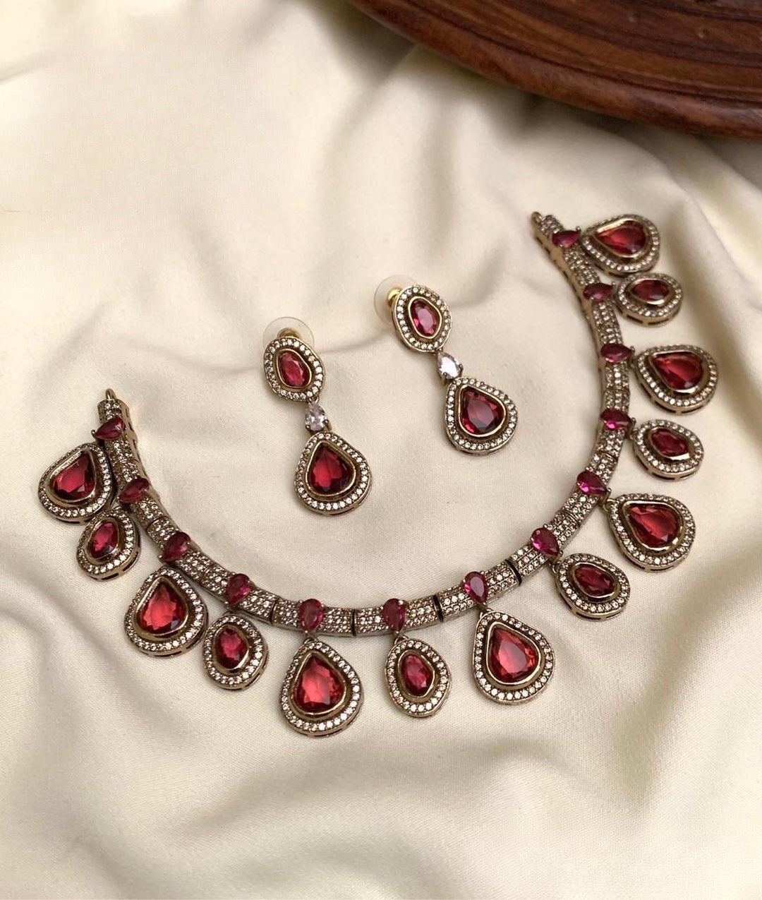Premium Victorian designer necklace product code 1228