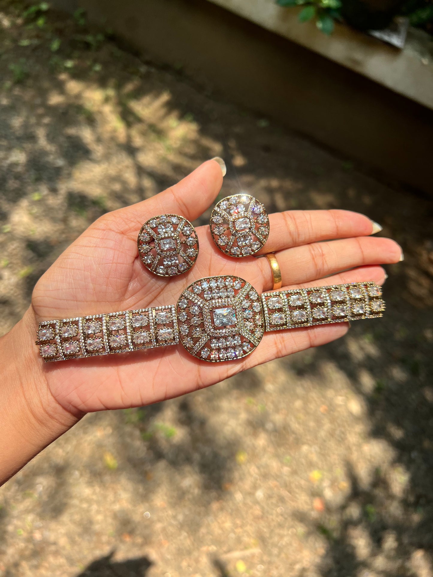 Most popular designer jadau Kundan choker set product code 517