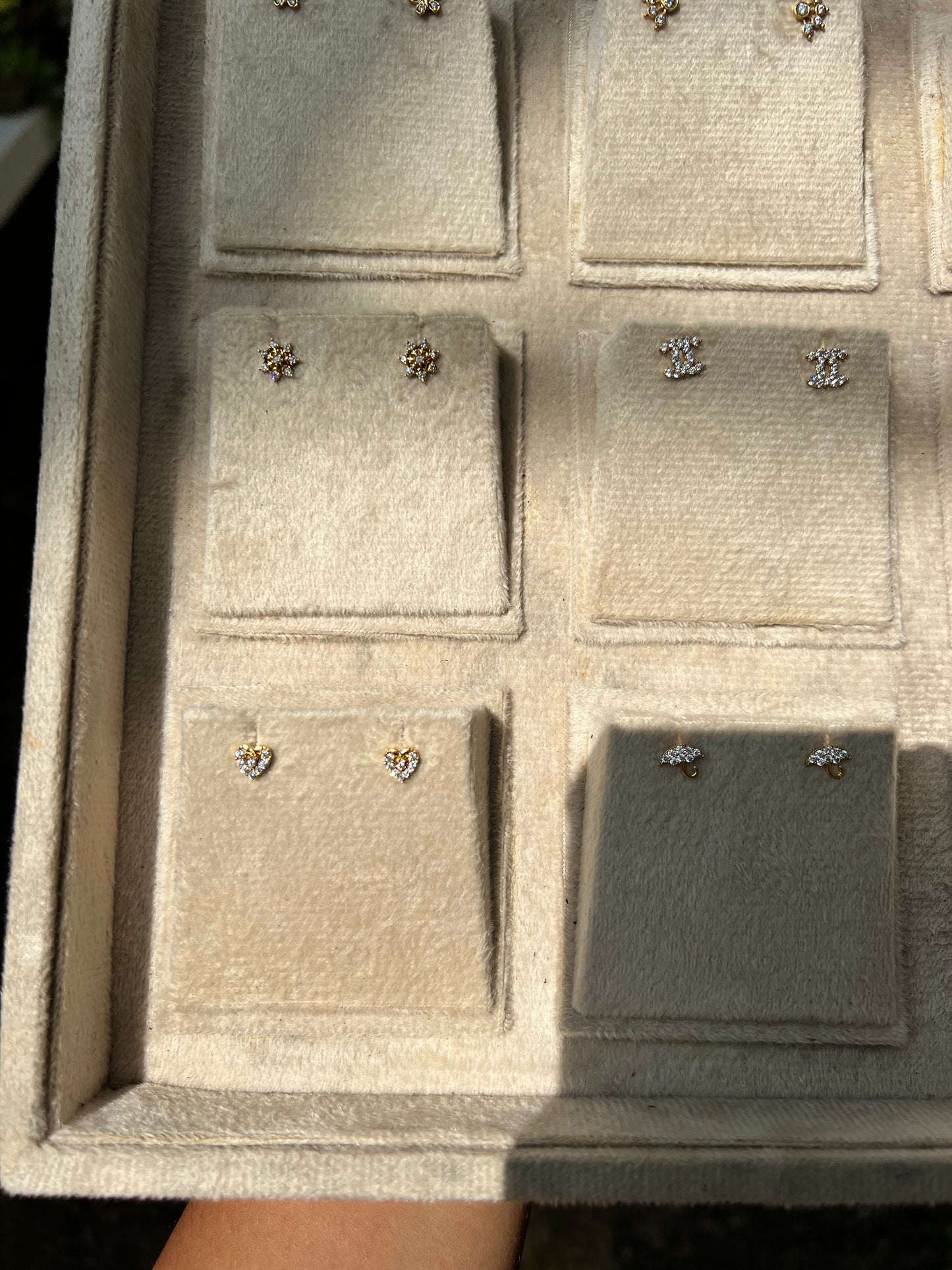 Premium daily wear anti tarnish screw back second stud /nosepin/ kids stud