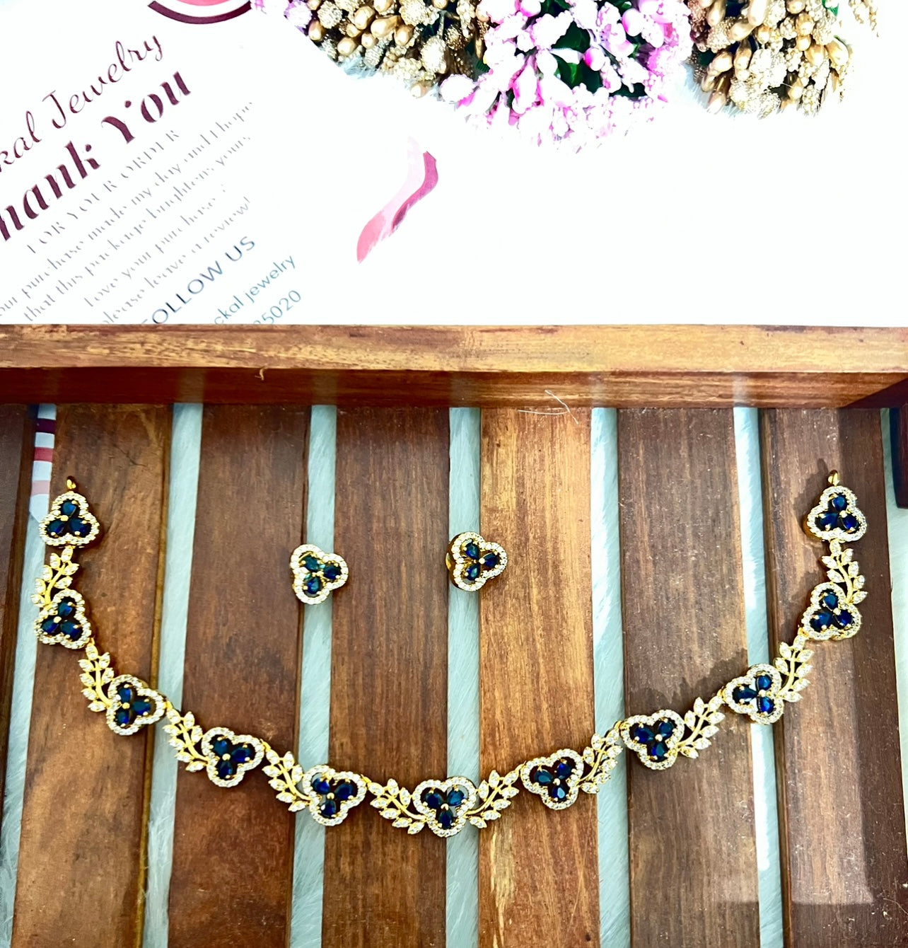 Most popular floral ad necklace product code 80