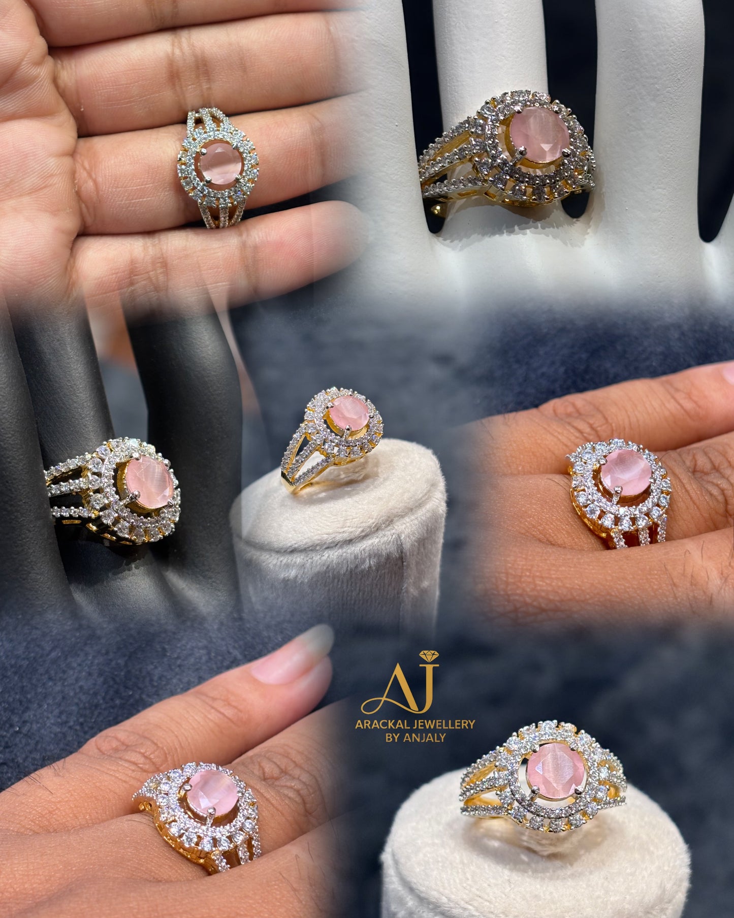 Premium daimond finish ad adjustable ring product code R09
