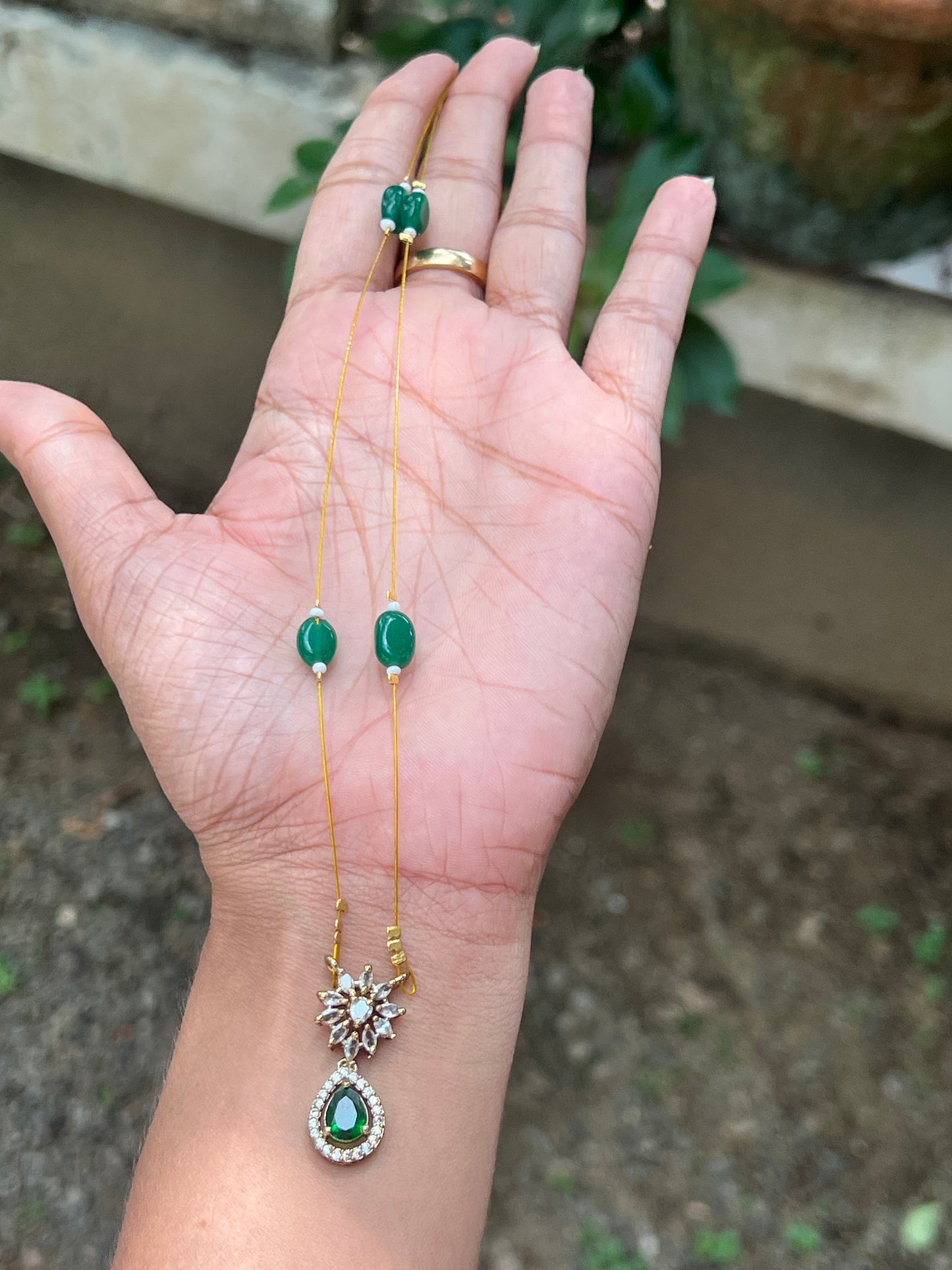 Invisible ad long necklace product code 141