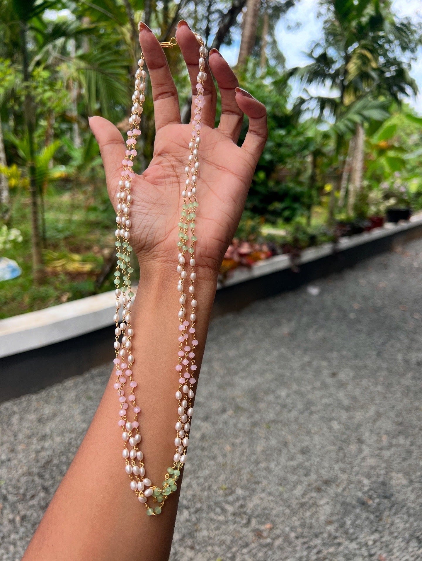 Premium 3layer pastel Multi color long haram product code P03