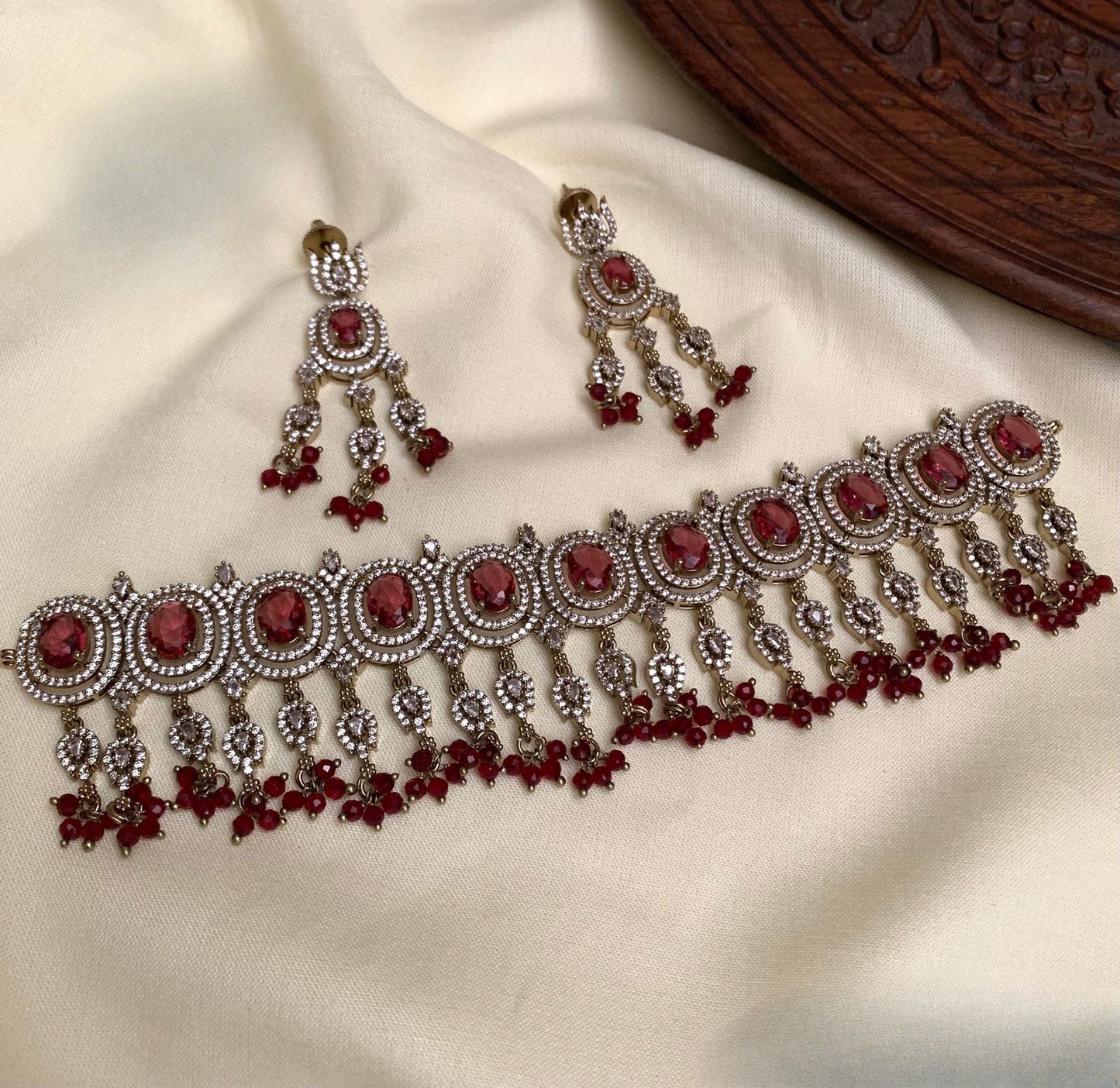 Premium quality Victorian bridal necklace product code 940