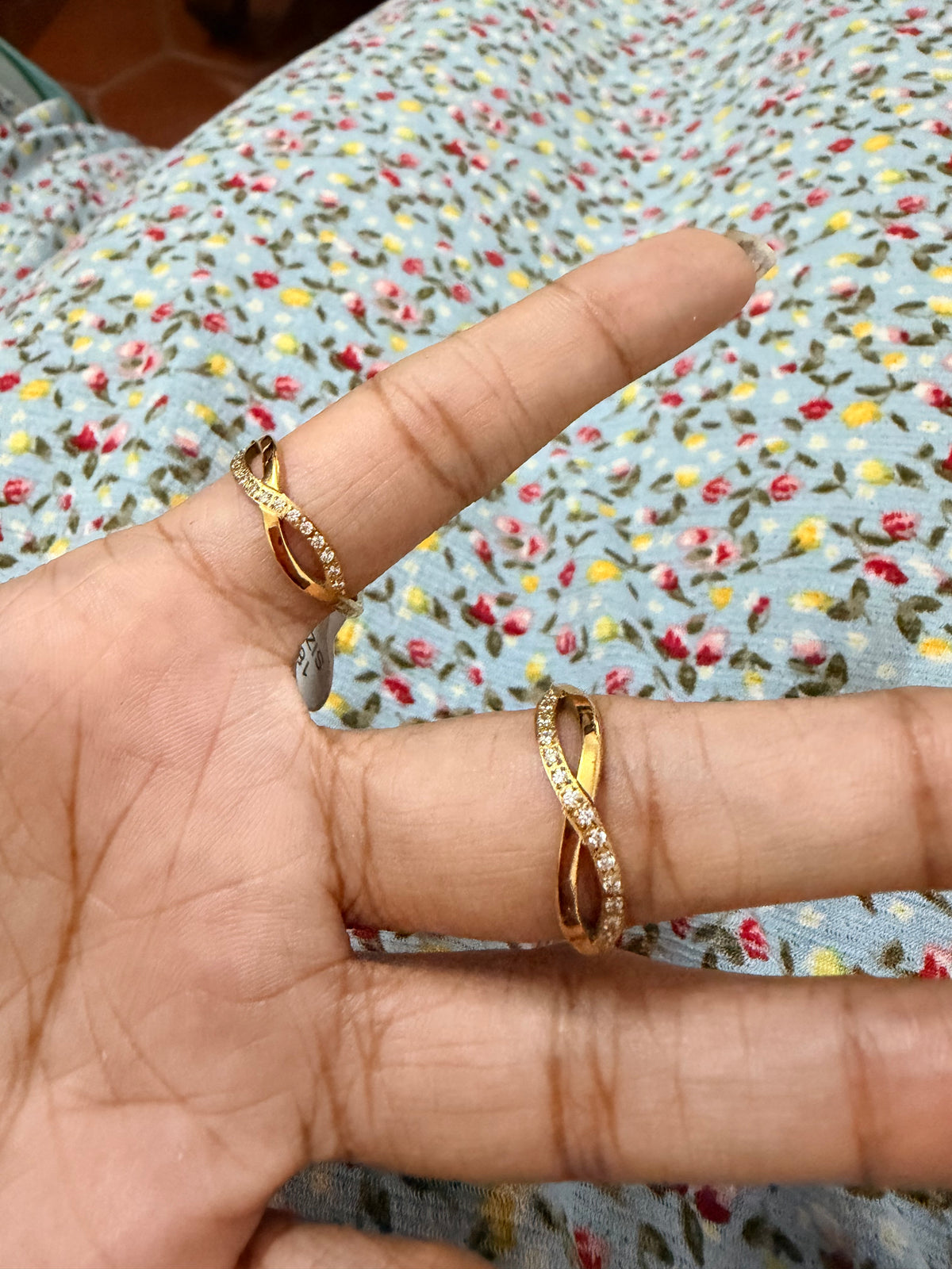 Premium anti tarnish daily wear infinity ring product code R73