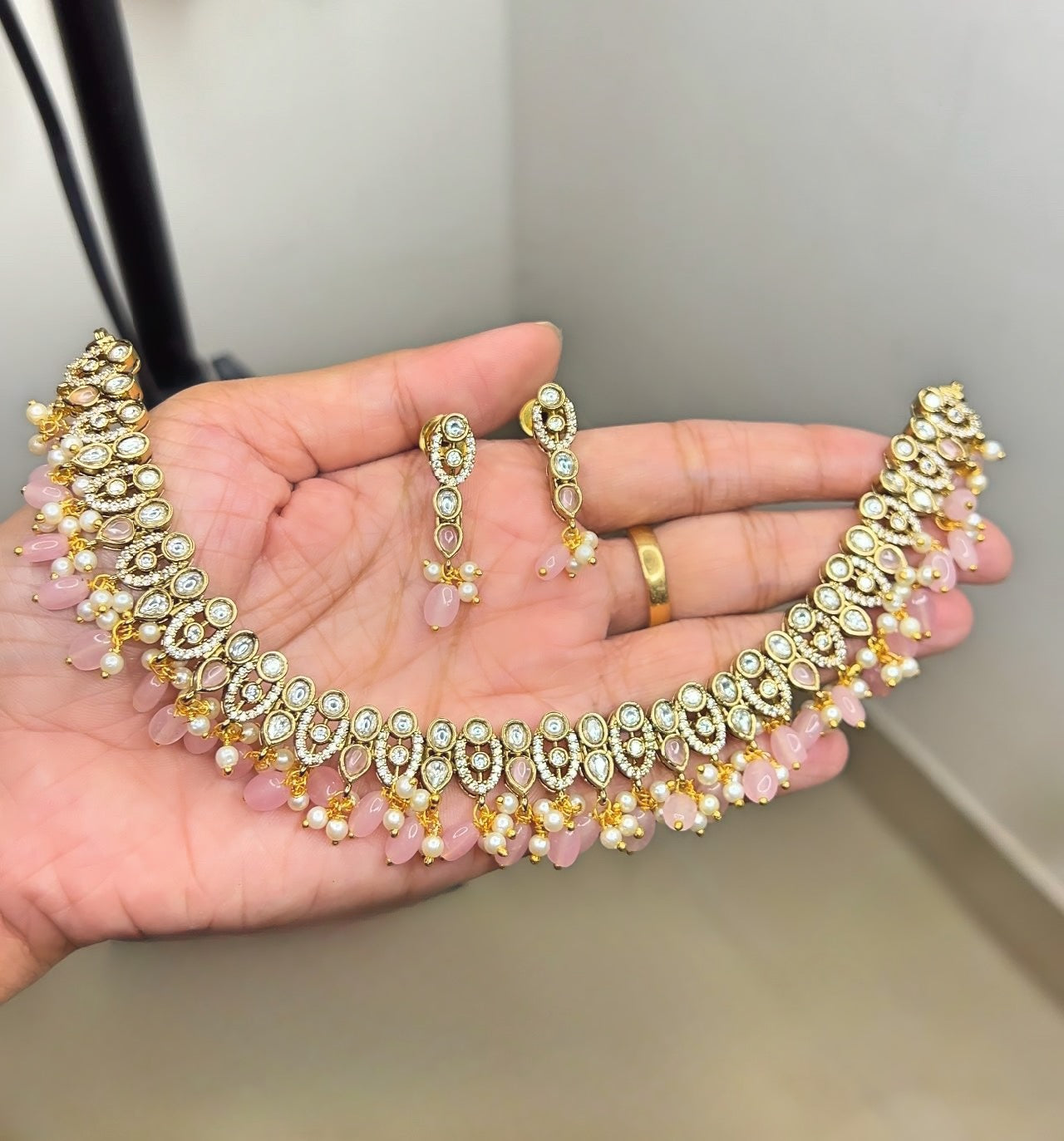 Classic jadau Kundan elegant necklace product code 1041