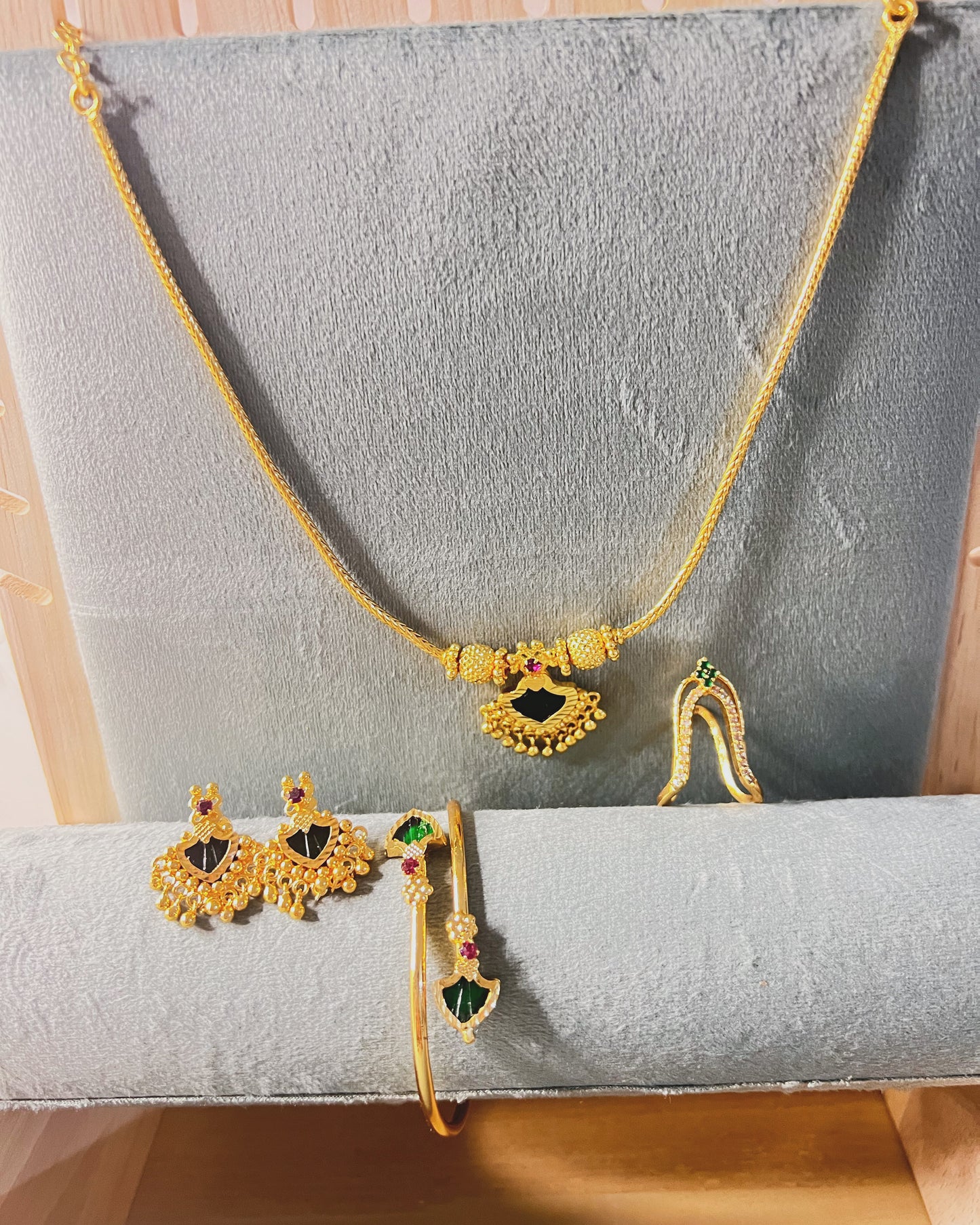 Gold plated Kerala palakka 4 combo set