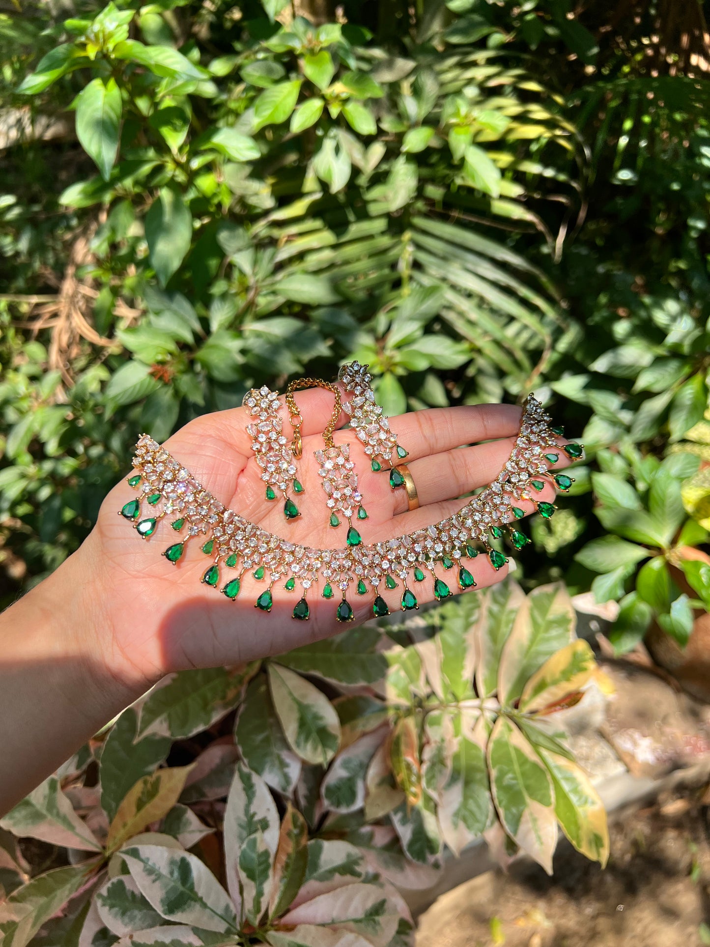 Bridal Ad necklace set with tikka product code 427